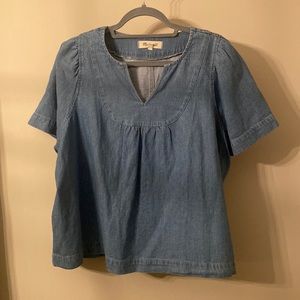 Madewell denim top